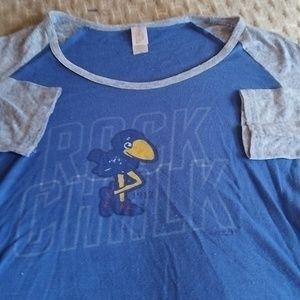 NWOT S Pima Apparel Rock Chalk 1912 Tee